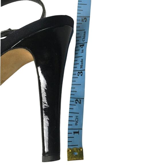 Kate Spade Heels Slingback Black Open Toe Stiletto Women's 9 High Heel Shoe - Picture 10 of 15